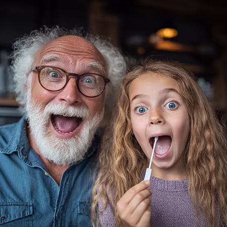 hacerse una prueba de ADN con un abuelo