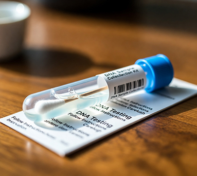 Tubo de prueba de ADN